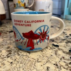 Starbucks Disney California Adventure Mug - Red and Blue